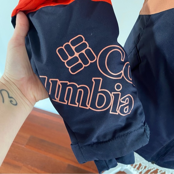 COLUMBIA Color Block Navy Red Omni Tech Ski Jacket XS NWT $240 - Picture 3 of 9